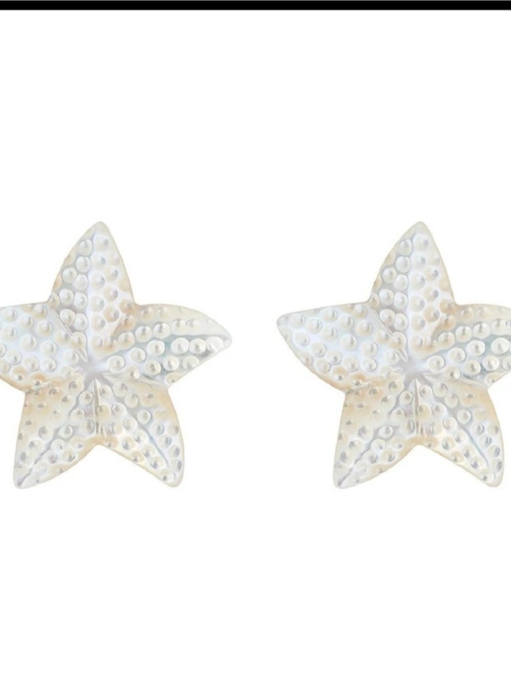 ASHA Mother of Pearl Starfish Stud